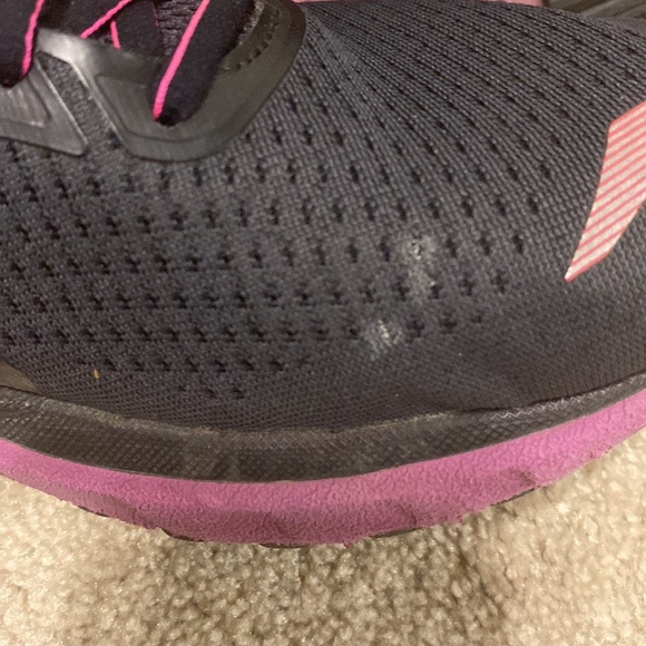 Brooks Adrenaline 20 Running Shoes Black Purple Womens Size 9.5 - Picture 8 of 9